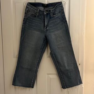 Judy blue wide leg crop jeans